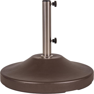 Fillable 120lb Capacity Commercial Free Standing Umbrella Base Heavy Duty, Umbrella Base with Wheels