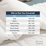 Cooling Down Alternative Comforter - Hypoallergenic King Duvet Insert Lightweight