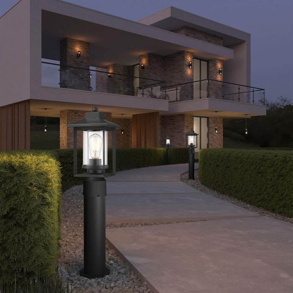 Outdoor Post Light, Exterior Post Lantern Lamps, Pathway Post Lighting Fixture