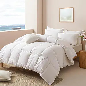 Goose Feather Down Fibers Comforter Oversized King