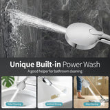 NSF Certified Filtered Shower Head with Handheld for Hard Water to Remove Chlorine High Pressure 9-Spray Setting (with
