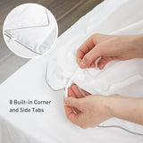 Oversized King Duvet Insert Comforter Down Alternative Filling Cotton Shell All Season Hypoallergeni
