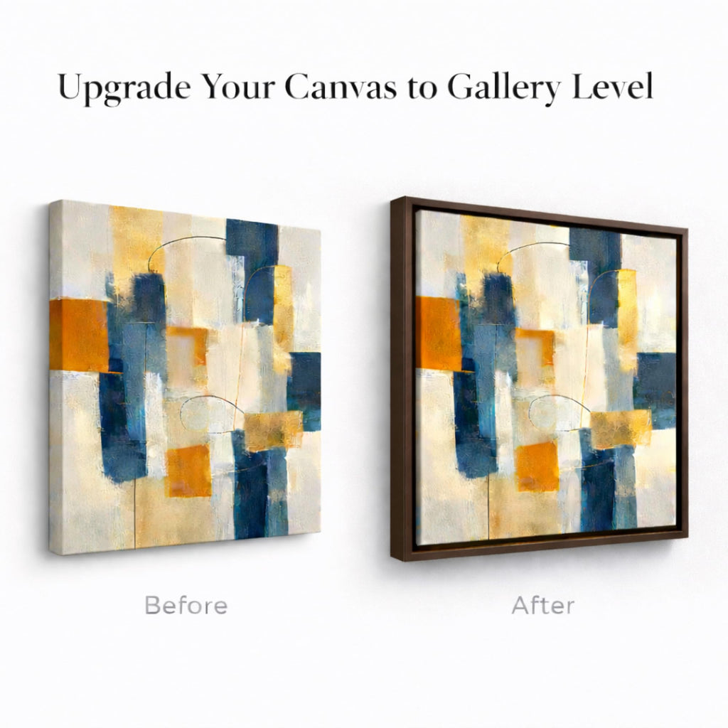 8x8 Floating Frame for 0.75"-1.25" Deep Canvas