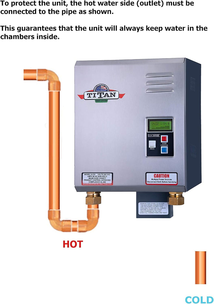 Tankless N-210 Whole House Water Heater System