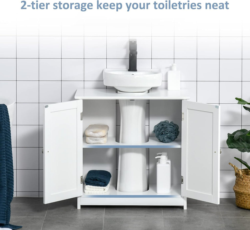 23.5" Pedestal Sink Storage Cabinet