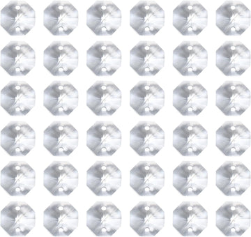 K9 Crystal Octagon Beads 2 Holes Pendants