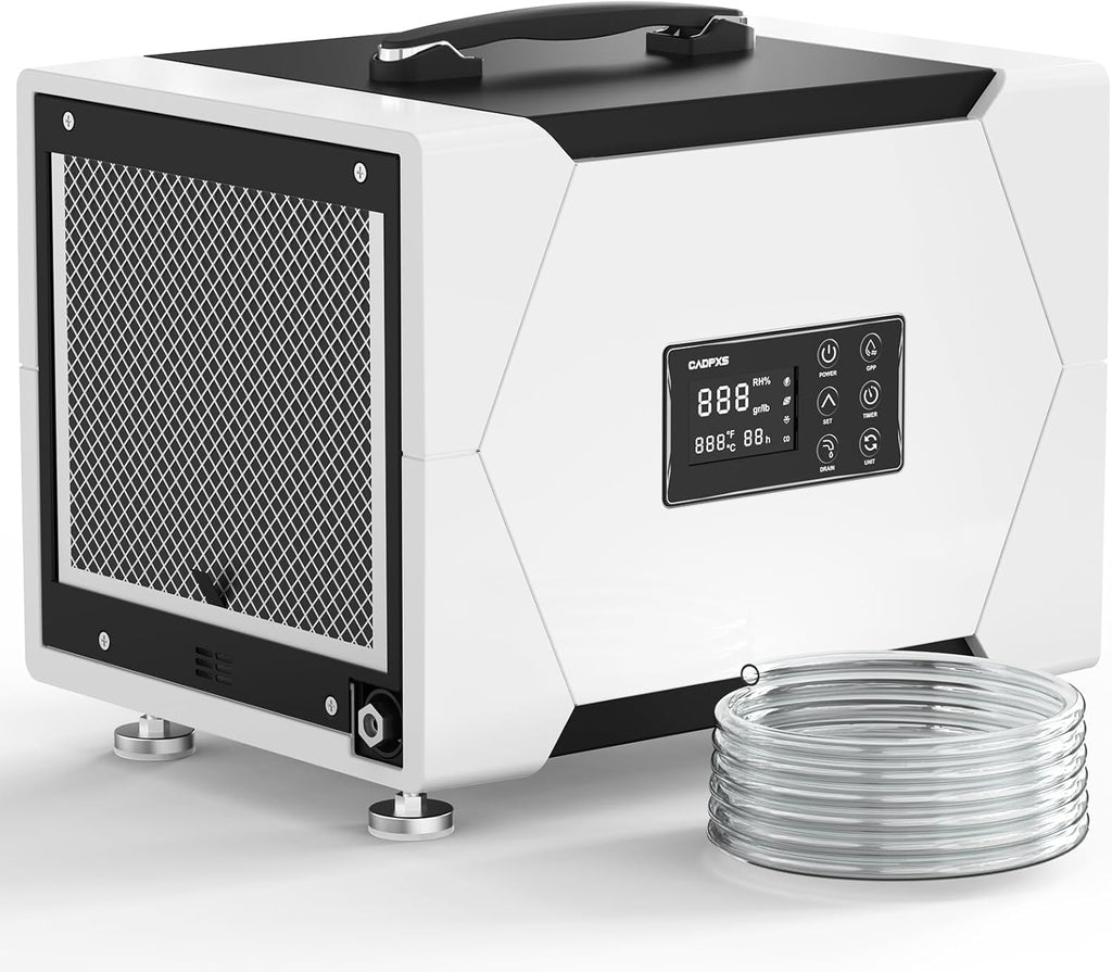 Crawl Space Dehumidifier with Pump and Drain Hose, 80 Pint Crawlspace Dehumidifier for Commercial, Basement