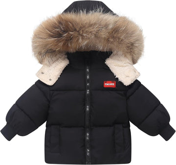 Toddler Winter Puffer Jacket Infant Coat Hoodie Girl Boy Clothes