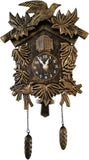 Cuckoo Clock Chiming Vintage Cuckoo Wall Clock Singing Bird Clock Home Decor Christmas Clock Gifts Resin Classic Brown