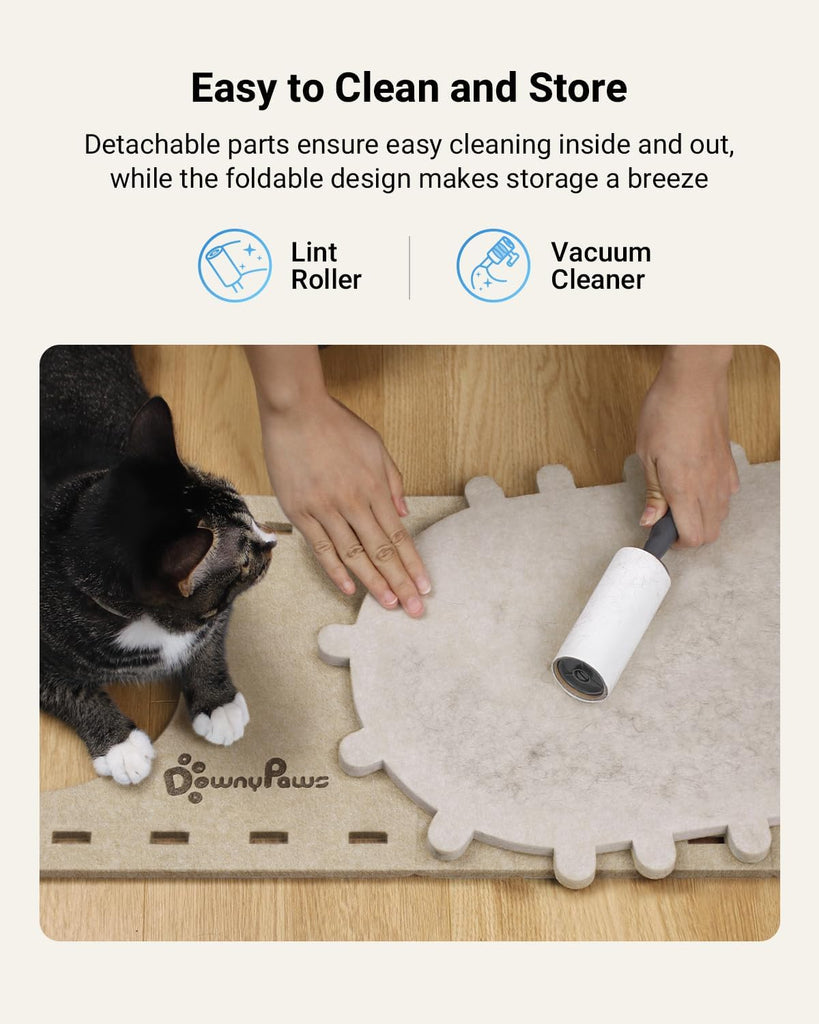 Cat House for Indoor Cats, Cat Bed Cave for Multiple & Large Cats Up to 22 Lbs, Scratch Resistant