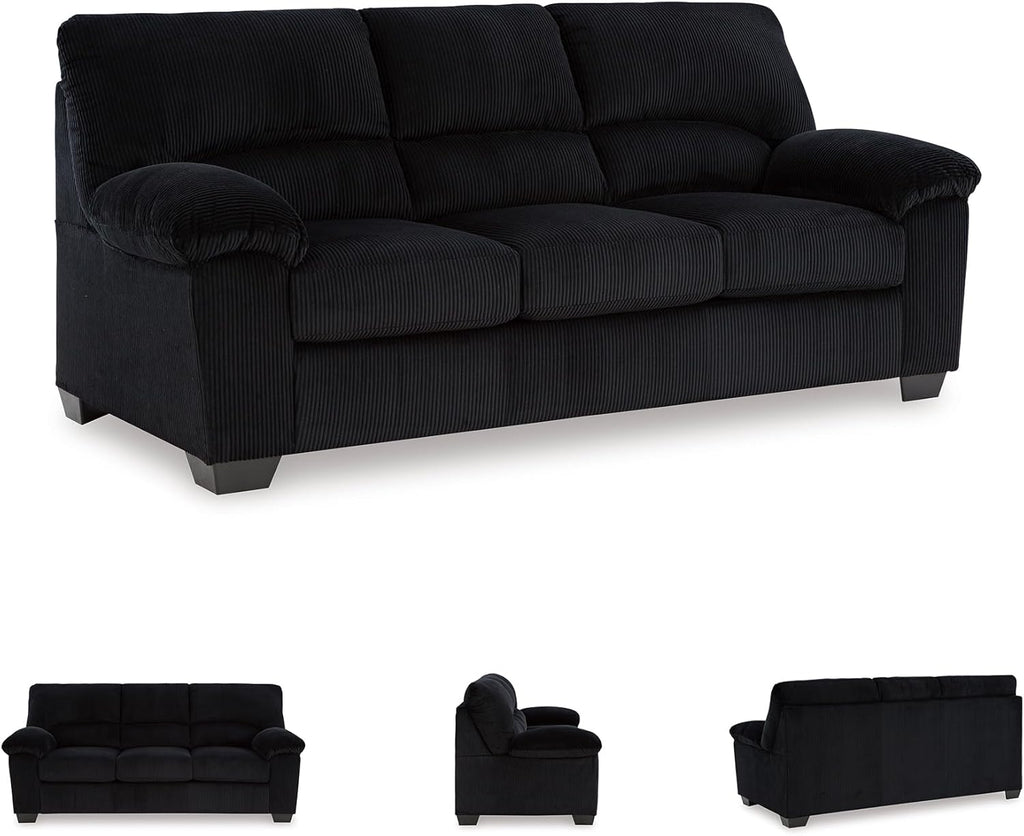 SimpleJoy Modern Sofa for Living Room, Black