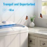 Portable Washing Machine,18 lbs Capacity,Washer and Dryer Combo Machine for Homes & Apartments,Twin Tub Laundry Washer