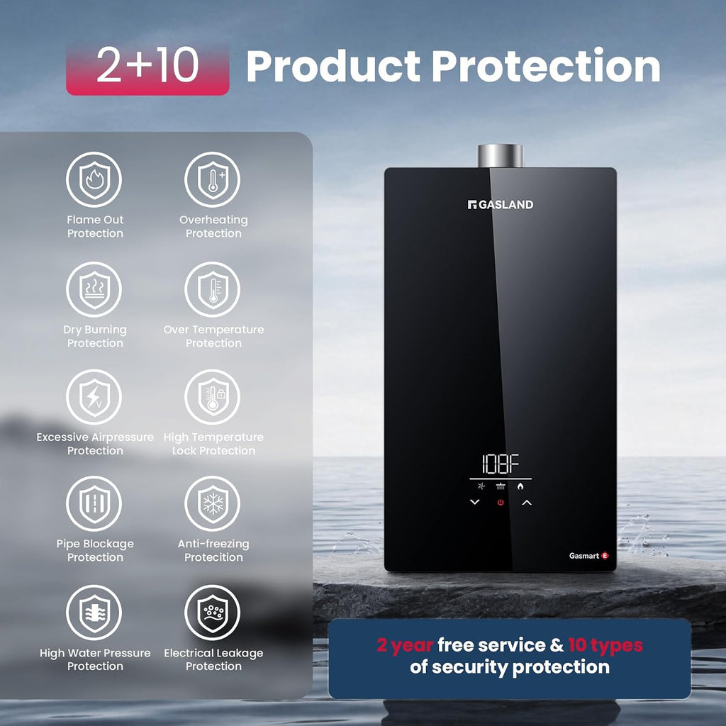 Gasmart E 199, 000 BTU Tankless Water Heater, Up to 7.6 GPM