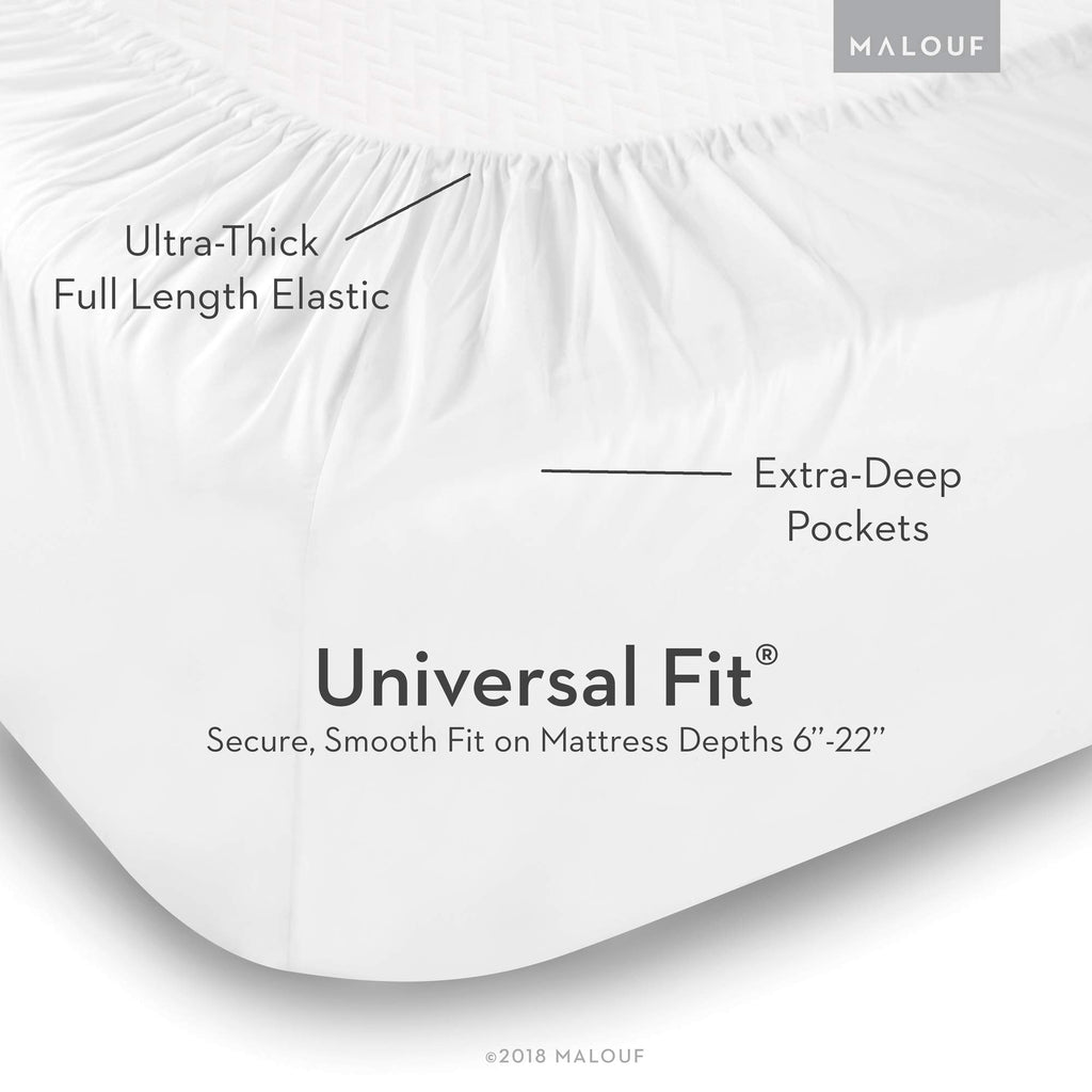 100% Rayon from Bamboo Sheet Set, King, Ash