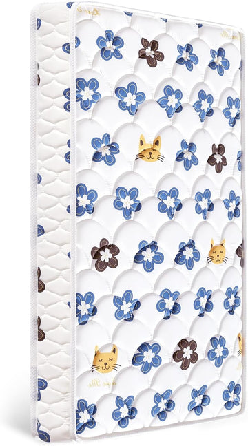 Crib and Toddler Mattress - 52" x 27.6" x 5" - Breathable Firm Premium Foam Standard Size for Baby Bed