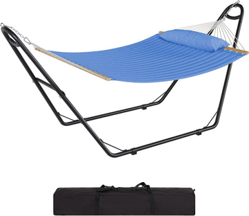 Hammock with Stand Included Hammock Heavy Duty Hammocks 12FT Waterproof Portable Hammock with Pillow Storage Bags