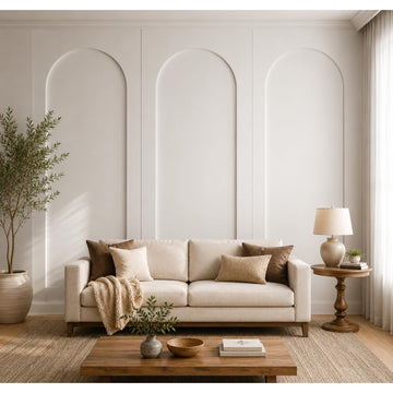 3 Set 118 x 47.24 Inch Arch MDF Wall Molding Kit