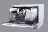 SD-2225DWA Countertop Dishwasher with Delay Start & LED - White