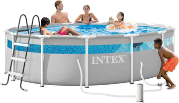 26721MZ 14ft x 42in Prism Frame Clearview Premium Above Ground Pool Set: Includes 1000 GPH Krystal Clear Cartridge