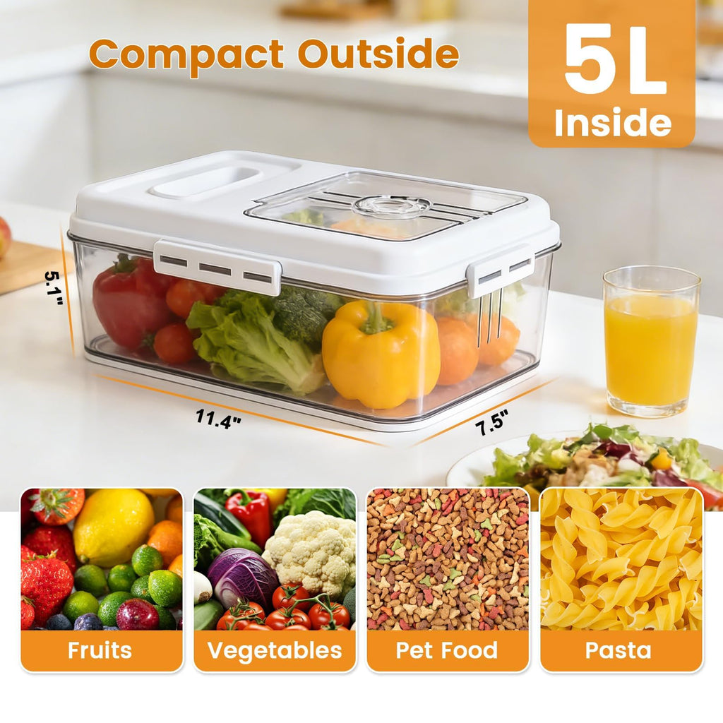 Bread Storage Container with Lid made Bread 2Packs