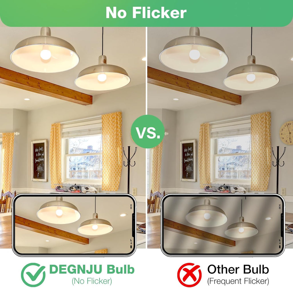 A19 LED Light Bulbs, 60 Watt Equivalent LED Bulbs, Soft White 2700K, 800 Lumens, E26 Standard Base, Non-Dimmable, 8W (12 Pack)