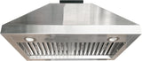 30 Inch Copper Wall Mount Range Hood 610 CFM LED Lights Dishwasher-Safe Baffle Filters