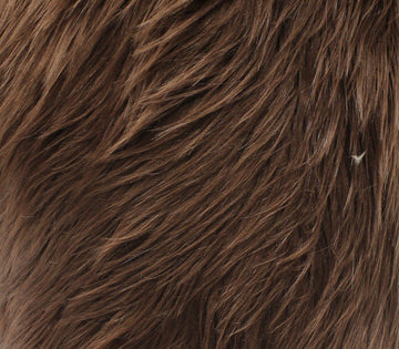 Faux Fur Fabric Long Pile Shaggy Brown / 60" Wide/Sold by the Yard