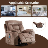 Large Power Lift Recliner Chair with Massage and Heat for Elderly Big and Tall People