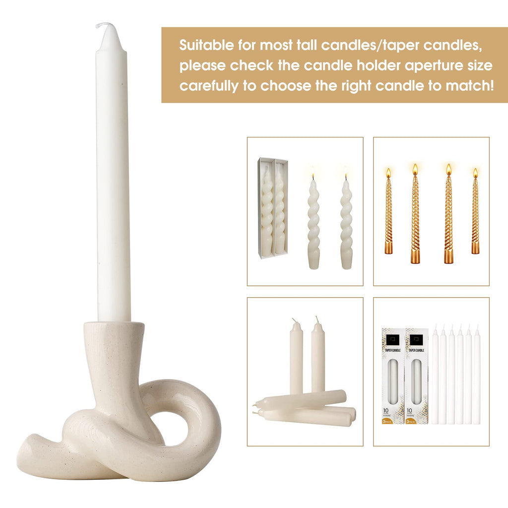 Modern Ceramic Candle Holders for Candlesticks Centerpieces for Tables