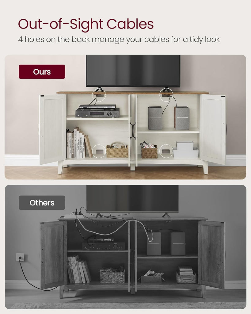 LIRY Collection - Storage Cabinet, Buffet Cabinet, Sideboard, Credenza, with Adjustable Shelves, for Living Room