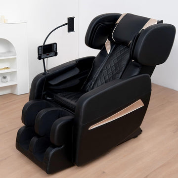 Zero Gravity Massage Chair with Heat, Full Body Airbags, Touch Screen, 6 Rollers, Bluetooth Speaker