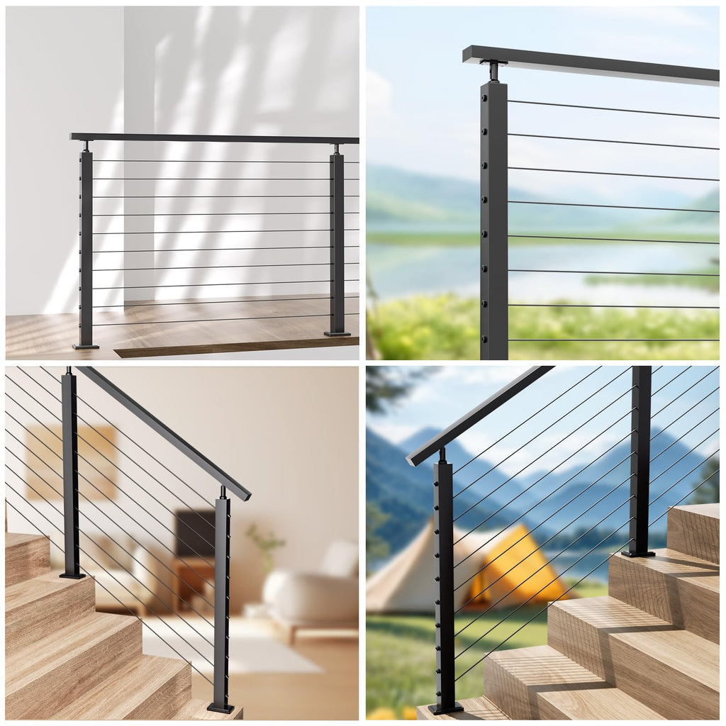 [Patent] Black Swageless Invisible Cable Railing Hardware Terminal