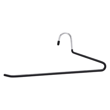 Basics Non-Slip Trouser/Slack Hangers, Pants Closet Organizer with Easy Slide Design, Metal with Rubber Coating