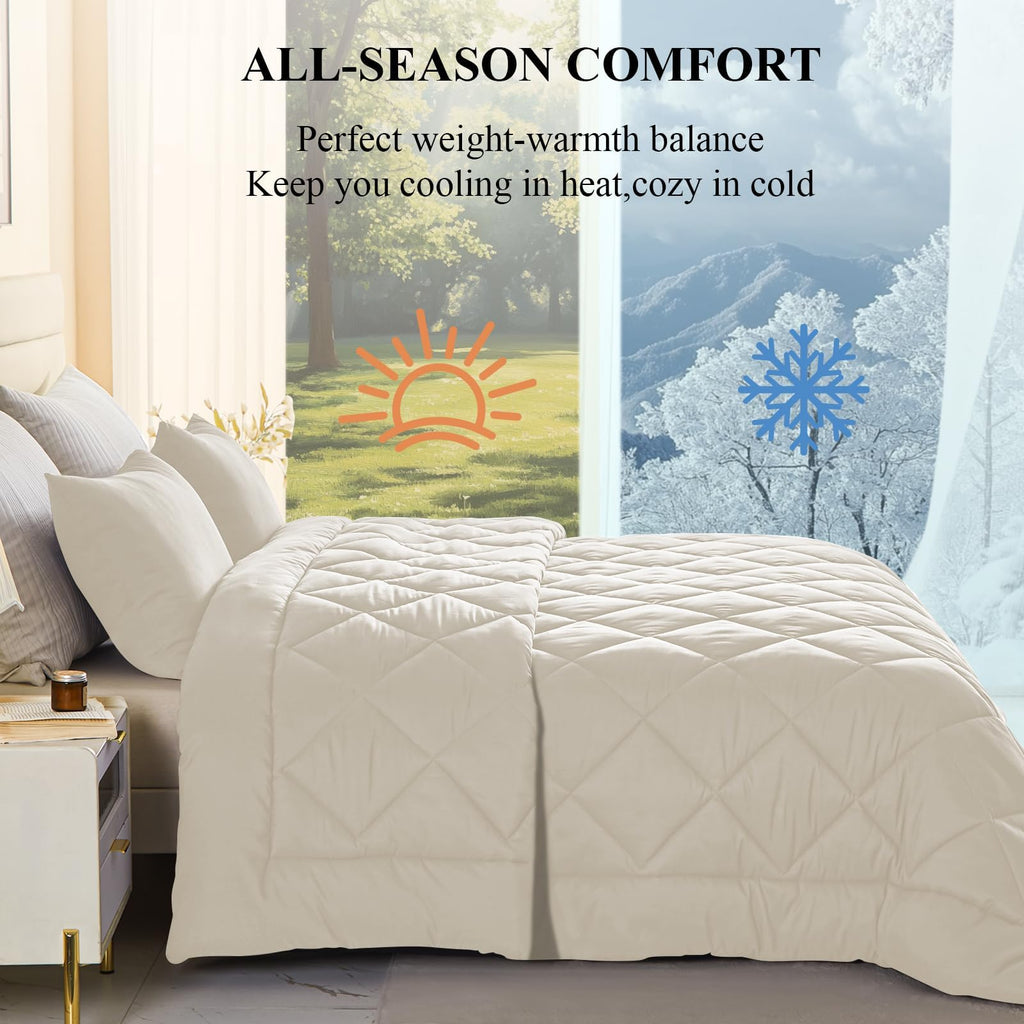 Oversized King Comforter, Extra Large King Size Comforter Oversized, All Season Soft Lightweight Quilt Down