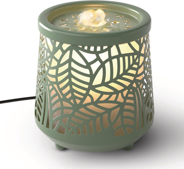 Indoor Relaxation Fountain with Light & Natural Sound, Tabletop Water Fountain or Office, Small Indoor Water Fountain