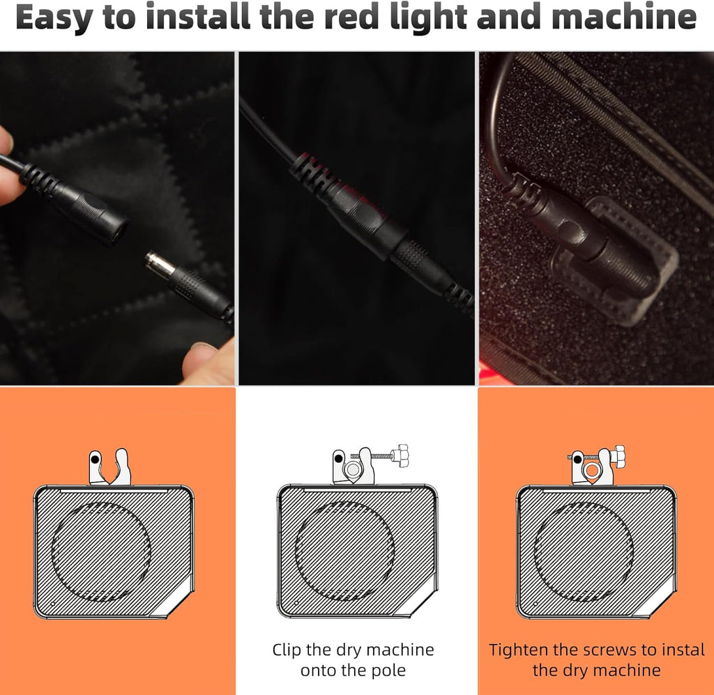 Red Light Sauna with Hot Air Machine
