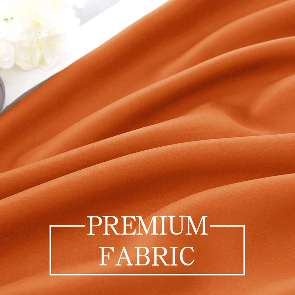 Fall Window Valance for Bedroom Living Room Kitchen Bathroom Energy Efficient Rod Pocket Curtain Valance