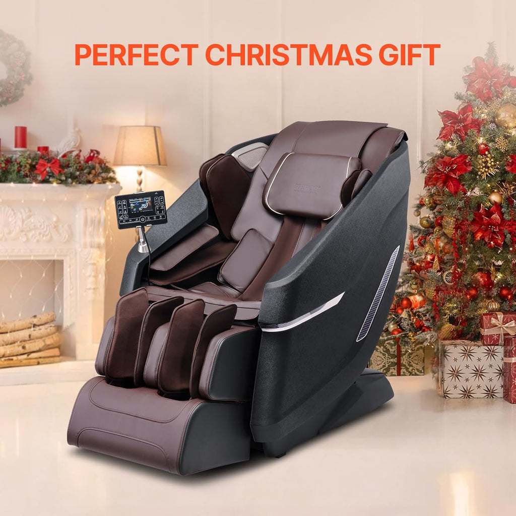 Full Body Massage Chair, SL-Track Zero Gravity Massage Recliner, 3D Shiatsu, Body Scan, Heating, Bluetooth Speaker