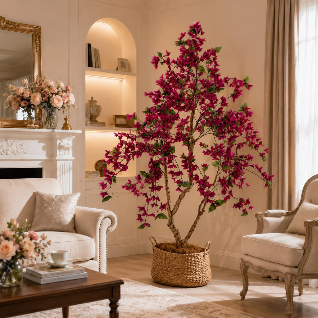 Artificial Bougainvillea Tree, 6Ft