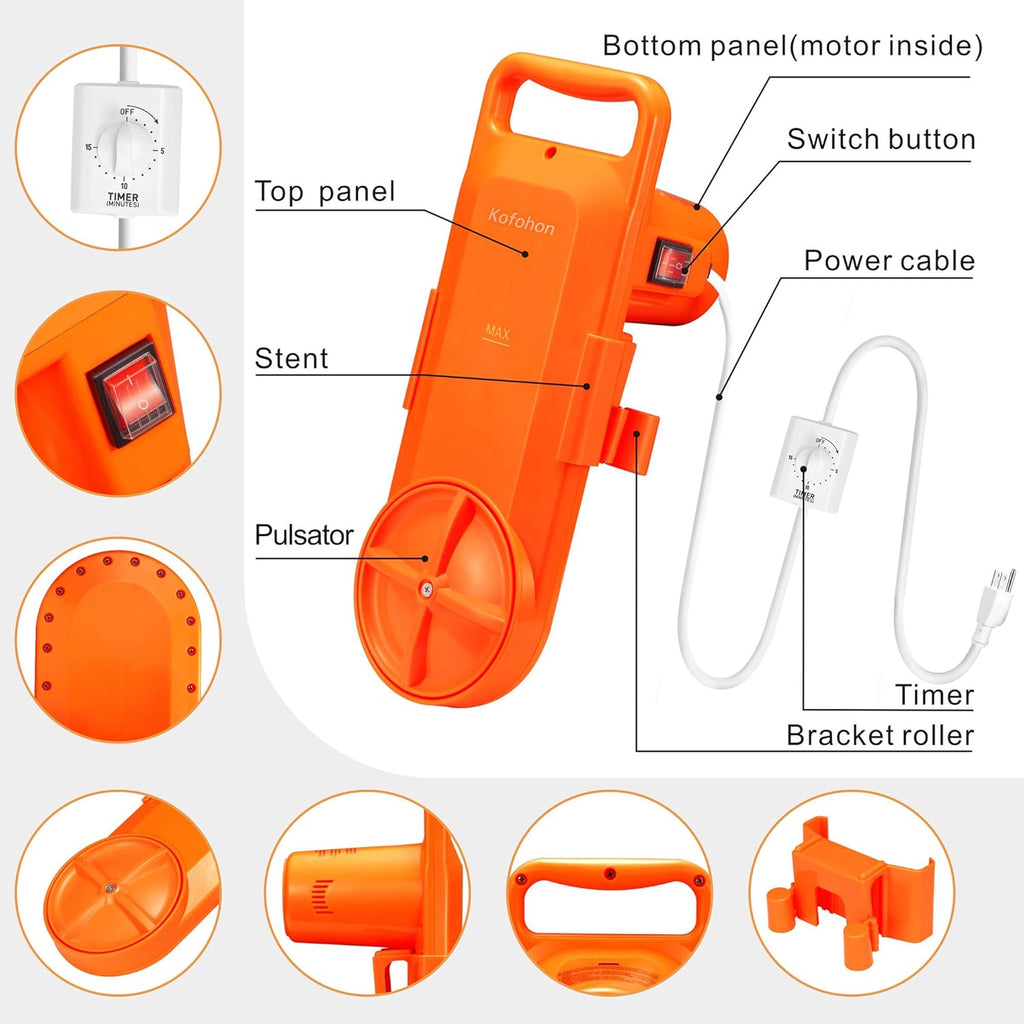 Portable Washing Machine Small Mini Hand Compact Semi Automatic Washer Laundry Perfect for Home Apartment Dorm RV