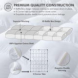 Luxurious White Solid Heavy Weight, Twin Goose Feathers Down Comforter for Winter Weather Duvet Inse