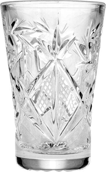 SET of 6 Russian CUT Crystal Shot Glasses 35ml Hand Made