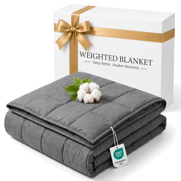 Machine Washable Weighted Blanket for Adults - Heavy Blankets for All-Season Sleeping, Cooling Soft & Breathable with