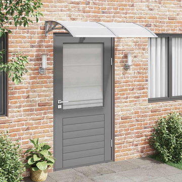 59.1 x 39.4 Inch Front Door Canopy, Outdoor Patio Porch Awning, Weather-Resistant Polycarbonate Shelter for Windows