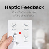 Electric Elongated Bidet Toilet Seat with Heated Seat, Warm Air Dryer, Temperature-Controlled Wash, Remote Control