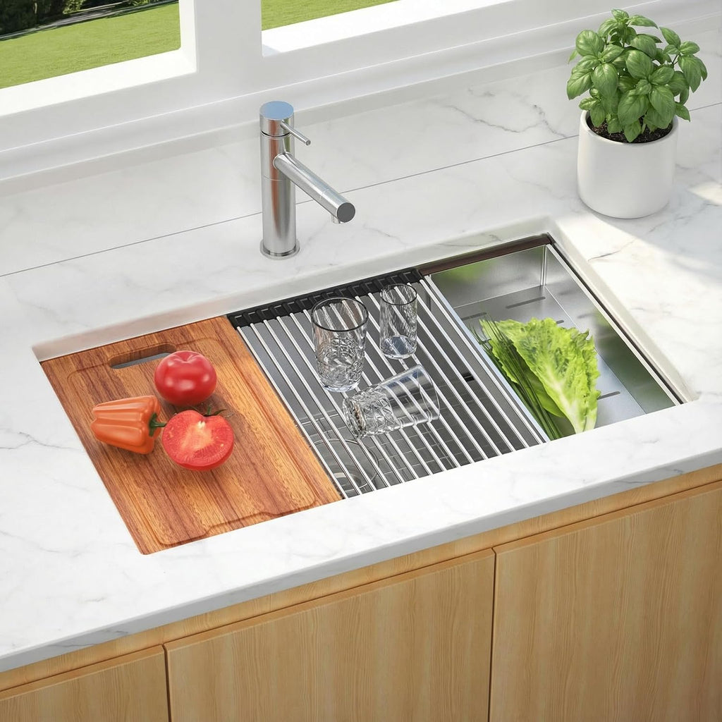 32 Kitchen Sink Undermount - 32 x 19 x 10 Inch Undermount Sink