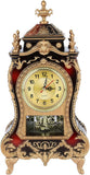 Yctze Vintage Table Clock, Decorative Plastic Alarm Clock for Home Hotel, Large Carriage Clock Ideal for Mantelpiece, Living Room, Table...