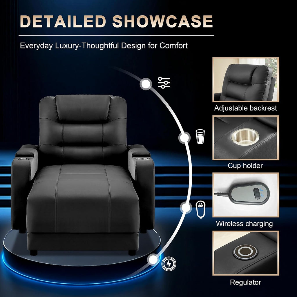 Home Theater Seating Oversized Loveseat Recliner Chair Ultra-Comfortable Reclining Chair Power Recliners Chairs with