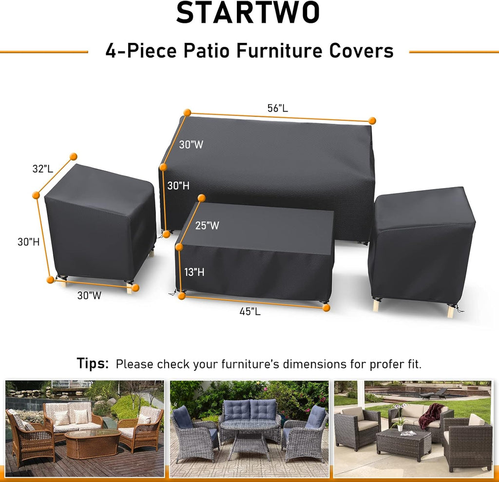 Outdoor Furniture Cover Waterproof - Set of 4