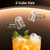 Ice Maker, Portable Ice Machine with Self-Cleaning Function, 8 Cubes in 6 Mins Fast Countertop Ice Making, Compact
